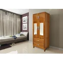 Ver imagem 5 de Guarda-Roupa Solteiro com Espelho 4 Portas 2 Gavetas Teresina Rodmóveis