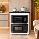 Ver imagem 2 de Balcão Cooktop 5 Bocas Lara 75cm para Forno e Micro-Ondas Branco - Rede Móveis