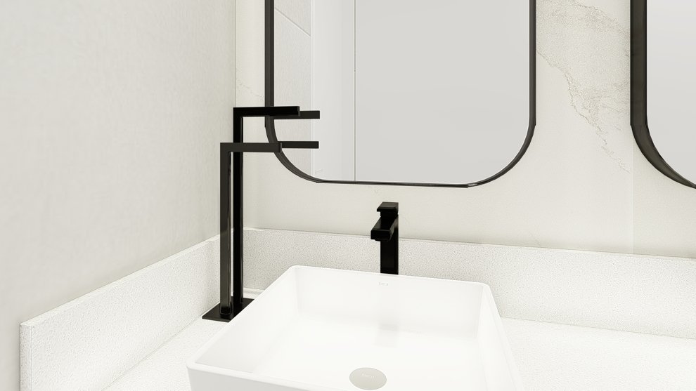 Toalheiro Duplo Pia Bancada Lavabo Porta Toalhas 45cm Banheiro Aço Inox Black Matte Stainless - 7