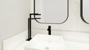 Ver imagem 7 de Toalheiro Duplo Pia Bancada Lavabo Porta Toalhas 45cm Banheiro Aço Inox Black Matte Stainless