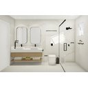 Ver imagem 3 de Toalheiro Duplo Pia Bancada Lavabo Porta Toalhas 45cm Banheiro Aço Inox Black Matte Stainless