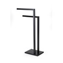 Ver imagem 4 de Toalheiro Duplo Pia Bancada Lavabo Porta Toalhas 45cm Banheiro Aço Inox Black Matte Stainless