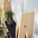 Ver imagem 2 de Estante Escada Cavalete 3 Prateleiras Tropical Madeira Maciça CabeCasa MadeiraOriginals