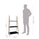 Ver imagem 3 de Estante Escada Cavalete 3 Prateleiras Tropical Madeira Maciça CabeCasa MadeiraOriginals