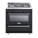 Ver imagem 1 de Fogão 5 Bocas Venax Temis a Gás Mesa de Inox 127v Preto