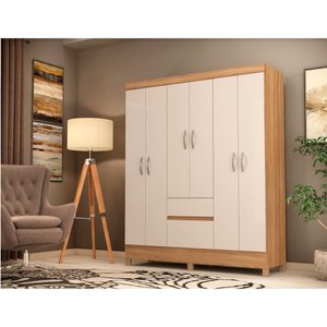 Guarda Roupa Flash ll Casal 6 Portas Demobile