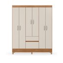 Ver imagem 3 de Guarda Roupa Flash ll Casal 6 Portas Demobile