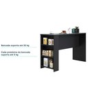Ver imagem 2 de Bancada Mesa Gourmet Para Cozinha 150cm X 97cm Preto