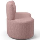 Ver imagem 6 de Sofá 2 Lugares Orgânico para Sala de Estar Living Larissa L02 Linho Rosê- Lyam Decor