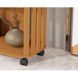 Aparador Luxo com Adega Ripado 4110 Nature Ofertamo - 4