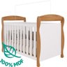 Berço Americano Marquesa 3 em 1 100% Mdf com Colchão D18 - 6