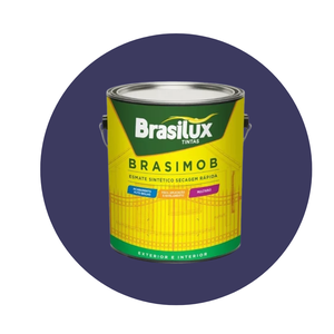 Esmalte Sintetico Brasimob Brasilux 3,6l:azul Del Rey