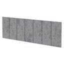 Ver imagem 5 de Kit Quarto Casal 2 Mesas de Cabeceira Arruna Mdf 2 Gavetas e Cabeceira Casal 1,40 Autocolante -