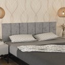 Ver imagem 2 de Kit Quarto Casal 2 Mesas de Cabeceira Arruna Mdf 2 Gavetas e Cabeceira Casal 1,40 Autocolante -