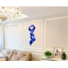 Decoração de Parede Escultura de Metal Exclusivo no Brasil Home Decor Azul - 2
