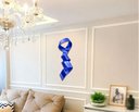 Ver imagem 2 de Decoração de Parede Escultura de Metal Exclusivo no Brasil Home Decor Azul