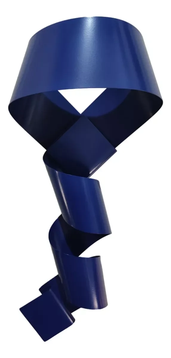 Decoração de Parede Escultura de Metal Exclusivo no Brasil Home Decor Azul - 1