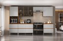 Ver imagem 2 de Cozinha Completa Itatiaia Lumina 350cm em Madeira Mdf Cinamomo/fendi