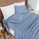 Ver imagem 2 de Jogo Cama Casal Cherry Bordado Inglês 4 Pçs Seren Lilly Home Enxovais