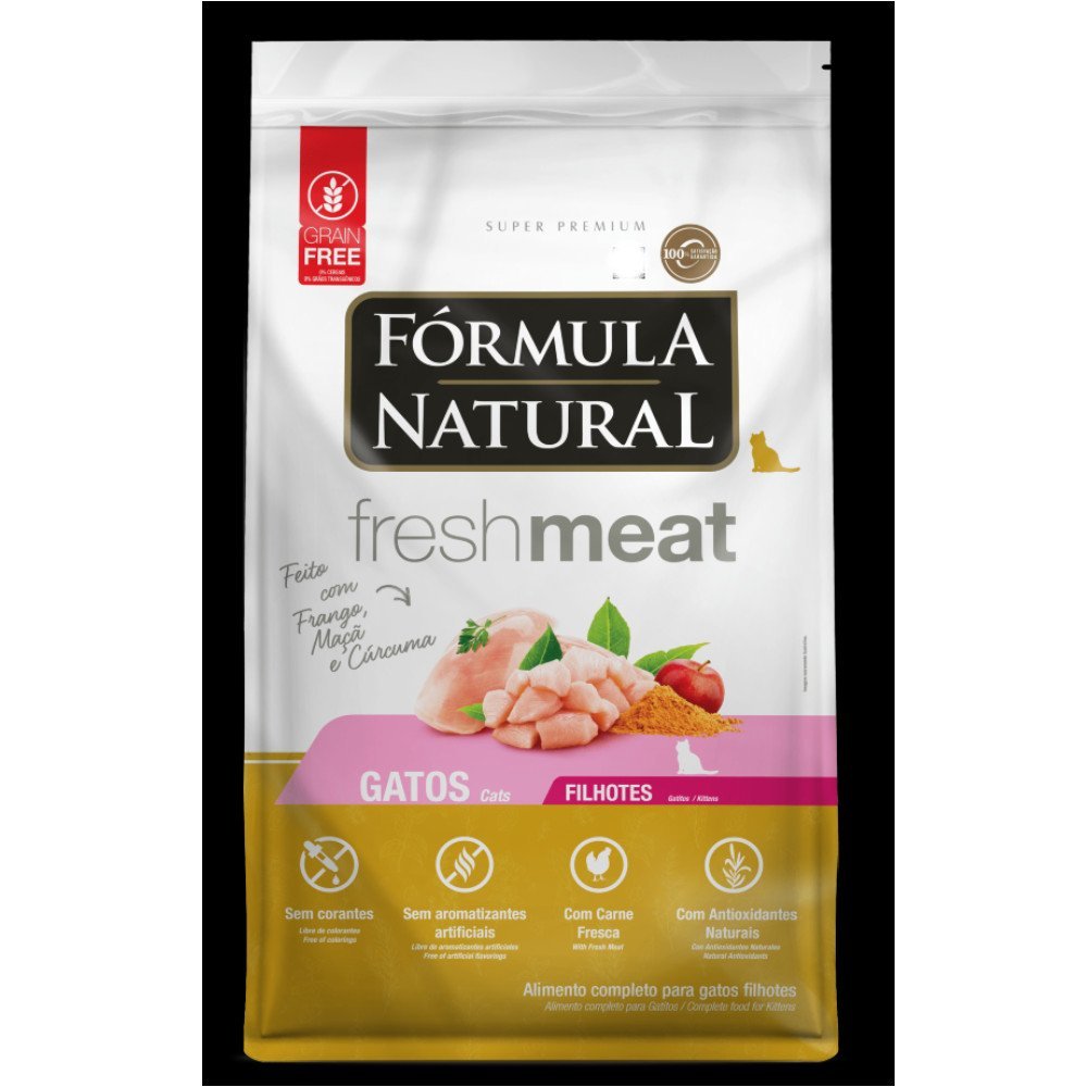 Ração Fórmula Natural Fresh Meat Gato Filhote 7Kg - 1