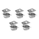 Ver imagem 2 de CONJ 9 CUBAS Gastronômicas Inox GN 1/6x65 mm 1 Litro + 9 TAMPAS 1/6 Em INOX SEM ABERTURA ZAHAV