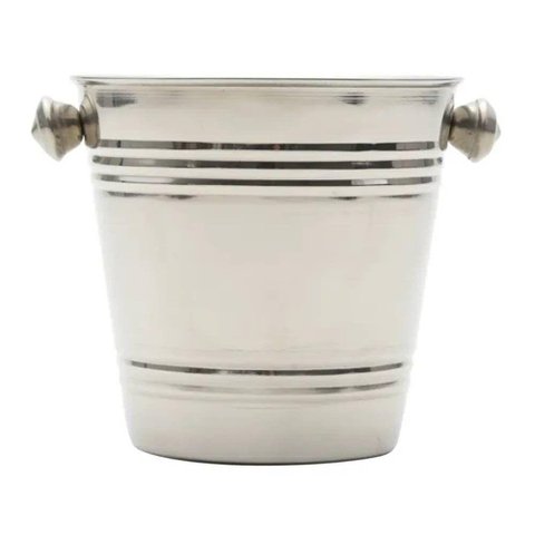 Balde para Gelo de Aço Inox Prime 12cm-900ml Lyor