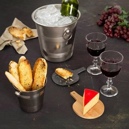 Balde para Gelo de Aço Inox Prime 12cm-900ml Lyor - 5