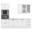 Ver imagem 1 de Cozinha Modulada 5 Pecas 272 Cm Ce377 Americana Branco Calcare Henn