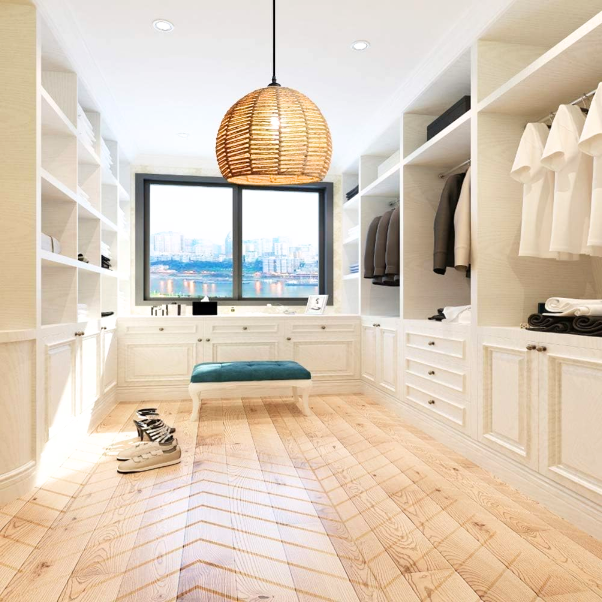 Ver imagem 4 de Luminária Pendente Globo 30cm Sisal Lustre Rústico Teto Kjdd-e-622-30cm