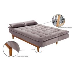 Sofá Cama Dubai Espresso Móveis - 5