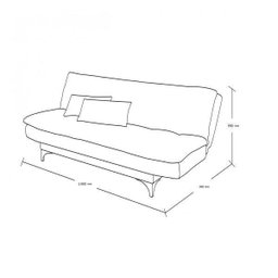 Sofá Cama Dubai Espresso Móveis - 7