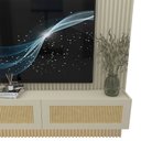 Ver imagem 4 de Home para TV Ripado 220 Supremo Rattan LED 100% MDF Off White - Gelius