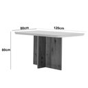 Ver imagem 5 de Mesa Olímpia 120cm Mdf Canto Copo Com 4 Cadeiras Carol
