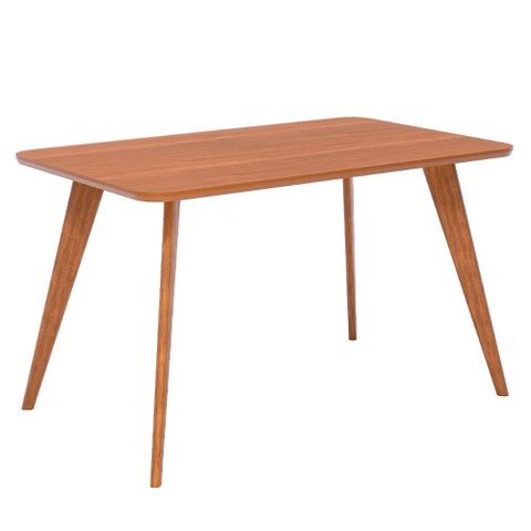 Mesa Jantar Retangular 1,30 sem Vidro Acerola Madeira/cinamomo