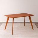 Ver imagem 2 de Mesa Jantar Retangular 1,30 sem Vidro Acerola Madeira/cinamomo