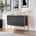 Ver imagem 1 de Buffet 3 Portas Sala de Estar Berlim - Preto Cobre