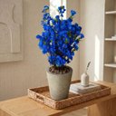 Ver imagem 1 de Kit 15 Arranjos Cerejeira Azul Artificial Premium Decoração Sofisticada