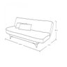 Sofá Cama Dubai Espresso Móveis - 7