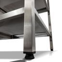 Ver imagem 6 de Mesa de Aço Inox Industrial 100x60x90 Cm Plano Liso Nortinox