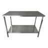 Mesa de Aço Inox Industrial 100x60x90 Cm Plano Liso Nortinox - 2