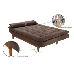 Sofá Cama Dubai Espresso Móveis - 5