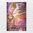 Ver imagem 1 de Placa Decorativa Mdf Buda Tamanho 20x27cm Modelo 2