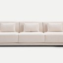 Ver imagem 2 de Sofá 3 Lugares King Size Revestimento em Sarja 252cm