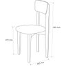Kit Mesa De Jantar 90x90 Com 4 Cadeiras Cozinha Apartamento Elisa - Branco/Branco - 5