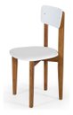 Ver imagem 4 de Kit Mesa De Jantar 90x90 Com 4 Cadeiras Cozinha Apartamento Elisa - Branco/Branco
