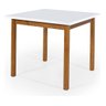 Kit Mesa De Jantar 90x90 Com 4 Cadeiras Cozinha Apartamento Elisa - Branco/Branco - 3