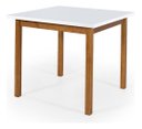 Ver imagem 3 de Kit Mesa De Jantar 90x90 Com 4 Cadeiras Cozinha Apartamento Elisa - Branco/Branco