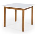 Ver imagem 3 de Kit Mesa De Jantar 90x90 Com 4 Cadeiras Cozinha Apartamento Elisa - Branco/Branco