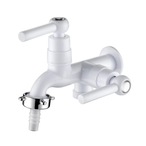 Torneira para Maquina Aquina de Lavar 1428 Abs Branca C-60 3/4 de Volta