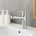 Ver imagem 2 de Monocomando Banheiro Cromado Bica Baixa com Bico Extensor - Material Zinco